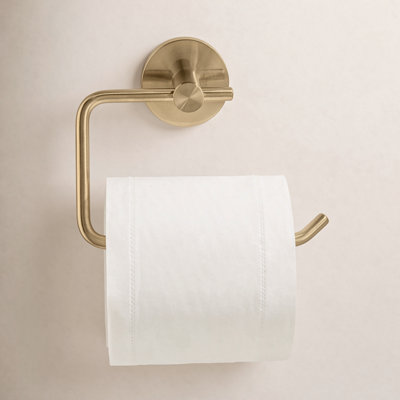 Circular Wall Mount Toilet Paper Holder