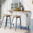 Mobile Kitchen Island Cart With Drop-Leaf Rubberwood Top, 3 Drawers, Cabinet Storage, Spice & Towel Racks, 5 Wheels, White-1451727310