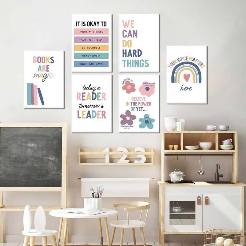 6 Piece Wrapped Canvas Print