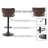 Galilea Swivel Upholstered Adjustable Height Counter Stool