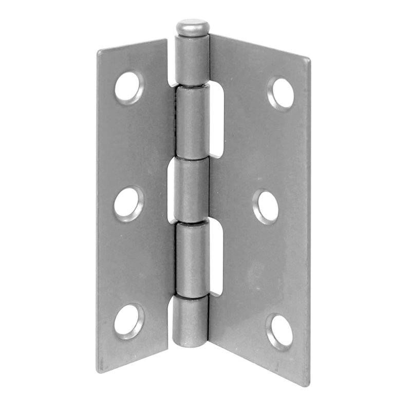 Screen Door Replacement Hinges, 3 In. Long, Steel, Aluminum (2-Pack)
