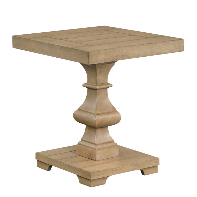 Saralou Solid Wood Top End Table