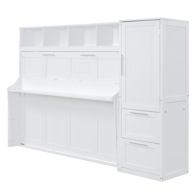 Lit Space en blanc pour grand lit - aménagement efficace et personnalisable