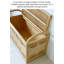 Banc à chaussures en bois massif de style nordique pour le salon et l'entrée