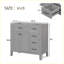 Meuble-lavabo moderne avec armoire et tiroirs-104947387