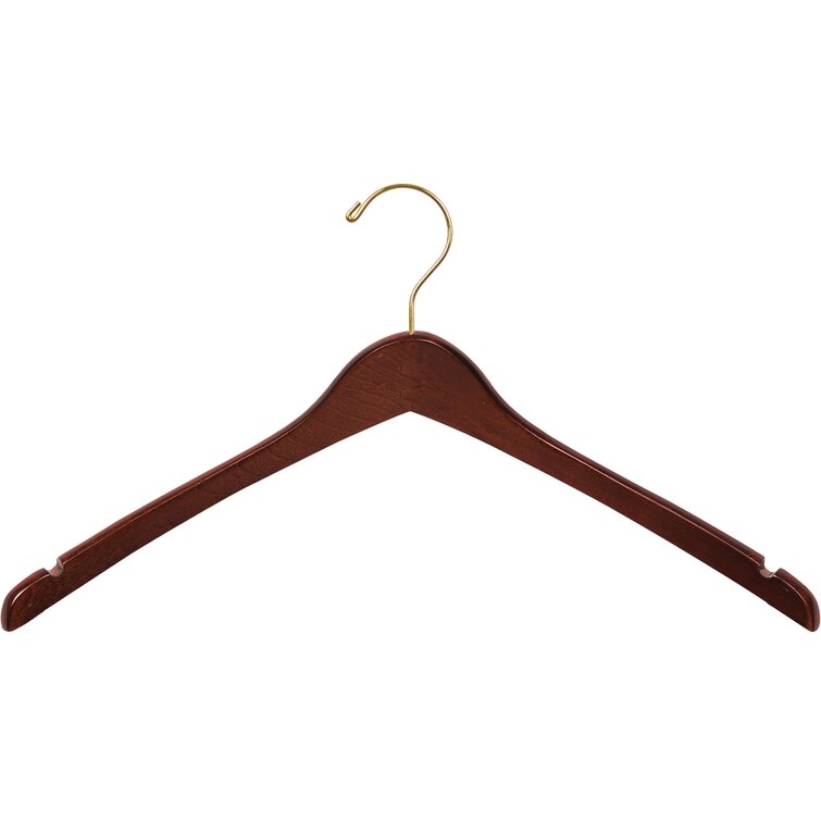 Rebrilliant Wood Standard Hanger for Dress/Shirt/Sweater