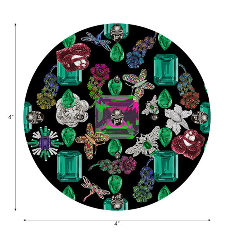 Boîte à bijoux Emeralds, Noir