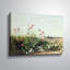« bank of fleurs summer », reproduction sur toile-32653875-32653882