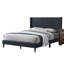Charbon de bois lit de taille grand lit 1pc-557319375