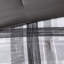 Édredon simple / simple TG - tissu écossais noir et gris avec tissu décoratif