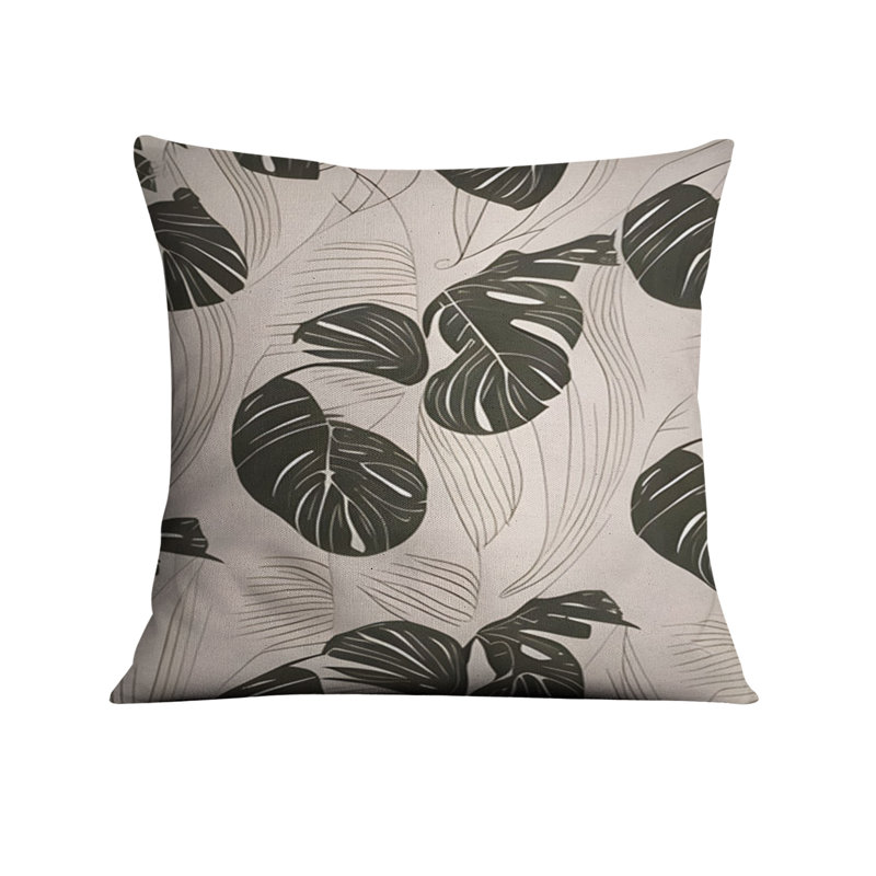 Coussin décoratif, Housse de coussin seulement - sans coussin, H 16 po x l 16 po