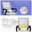 Chaise de bureau Fauteuil de bureau ergonomique en maille à hauteur réglable-1034344110