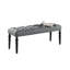 Banc de salle à manger capitonné en tissu, gris-131587676-131587672-131587673