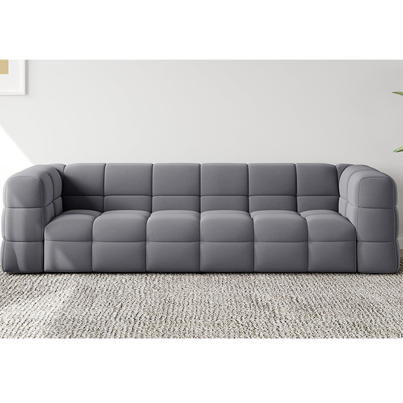 Rappoli 2 Seater Polyester Loveseat, 3, Grey