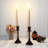 Vintage Taper Candle Holders Set Of 2, Elegant Floral Carved Candlestick Holders For Dining Table Centerpieces, Wedding, Home Decoration-1955540953