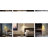 Modern Floor Lamp With 2-Tier End Bedside Tables Storage Shelves Accent Light