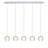 Veroniza 5 - Light Chrome Kitchen Island Pendant