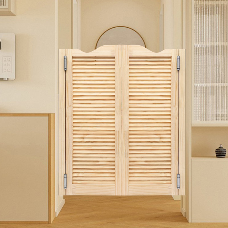 Solid Wood Café/Saloon Doors, 29.92" x 42.13", Wood