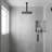 Rain Shower Head High Pressure Rainfall Showerhead Water Saving-123949162