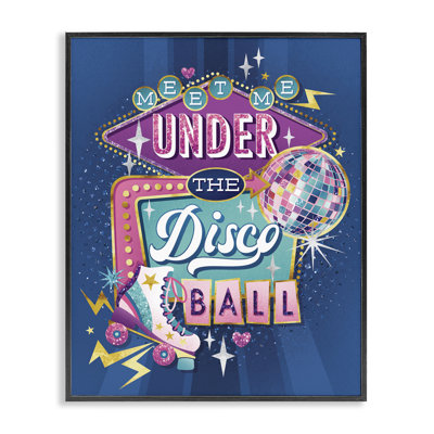 «Meet Me Under Disco Ball», estampe numérique, design par Courtney Morgenstern