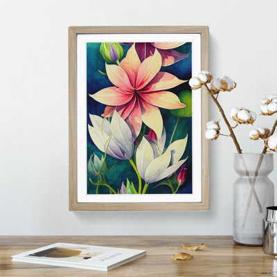Beautiful Watercolour Flowers No.6 - Wall Art