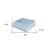 King Light Blue Cotton Woven Chevron Blanket