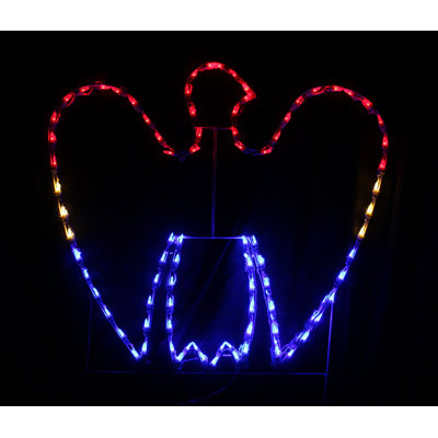 Eagle Outline Patriotic Holiday Lighted Display Independence Day 