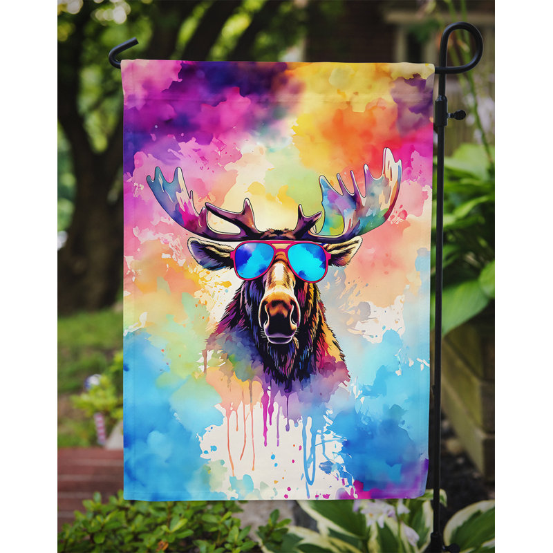 Drapeau de jardin hippie