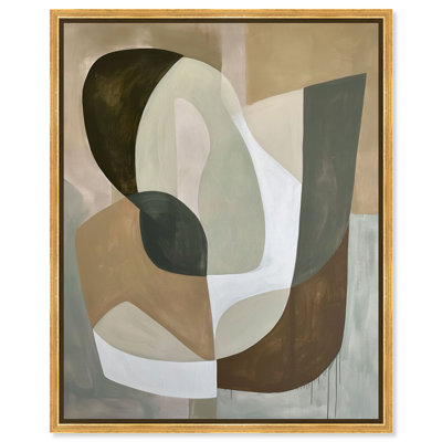 Dreamy Shape Pulse I Canvas Abstract Print by Oliver Gal, Black Frame, 16 x 20