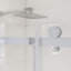 Porte de douche coulissante sans cadre de 56 à 60 po x 72 po avec verre trempé clair de 5/16 po (8 mm) de style GSCG, avec tampon-121604753