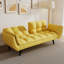 57 po jaune pour la chambre à coucher et le salon, deux, rembourré d'éponge, poids de 73,22 lb, bois massif et cadre de table artificiel 57 po, petits espaces confortables, mélange, rembourrage, postures réglables, séduisant-133044545