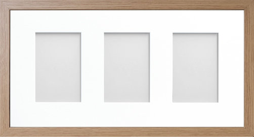 Albarran Matte Picture Frame with Mat, 4cm x 6cm, Beech