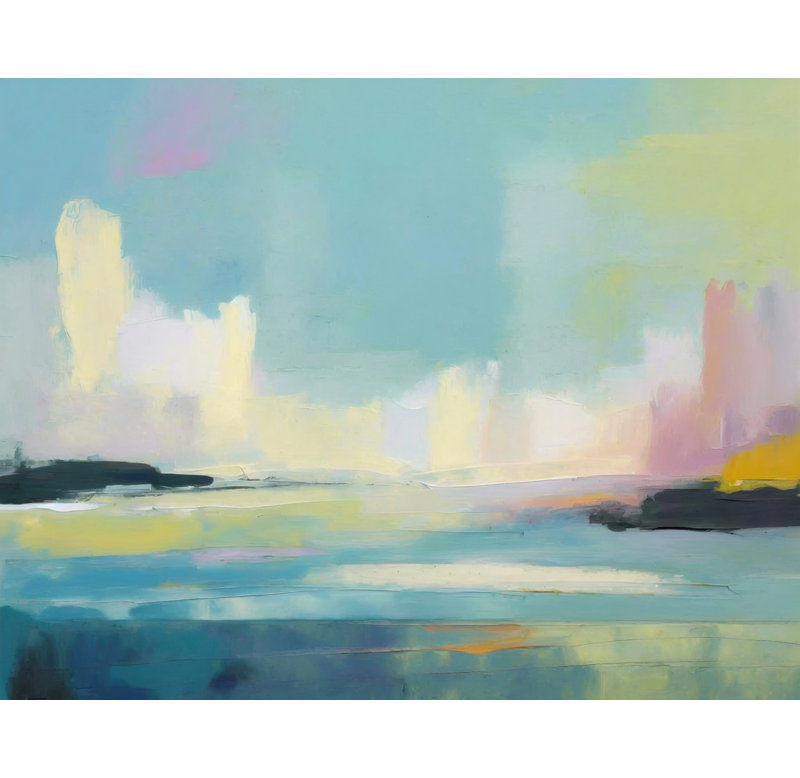 Geysers - reproduction sur toile tendue, H 20 po x l 24 po x P 1,5 po