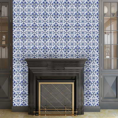 4'' W x 4'' L Vinyl Peel and Stick Mosaic Tile