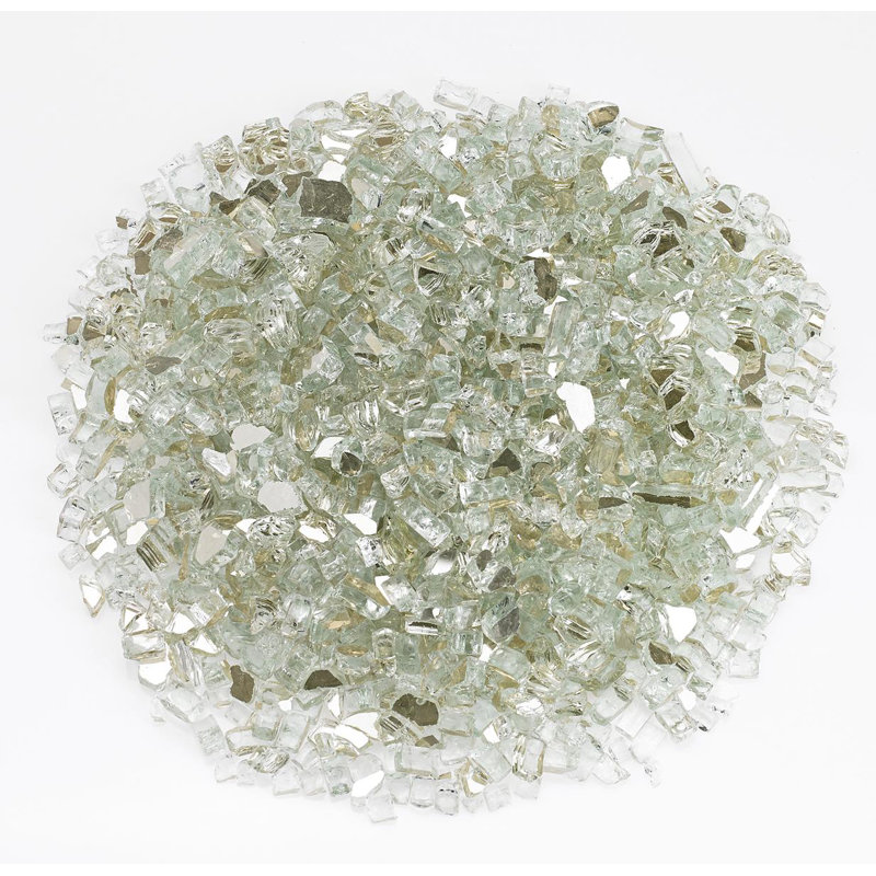 Bronze Crushed Glass Fire Pit Fuel, 12-inch