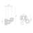 Ura 3-Light Chandelier
