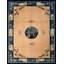 Knotted Antique Ivory 1920s Wool Room Size Chinese - Peking Rectangle Rug