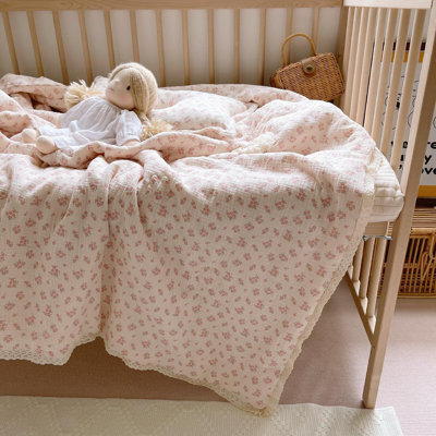 Mignon courtepointe / couverture en coton 2 couches