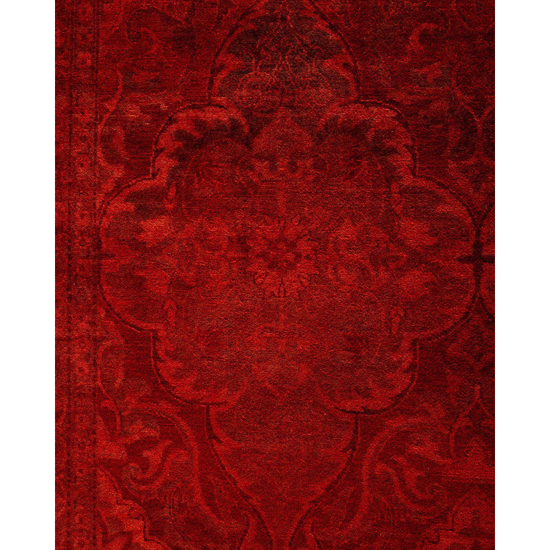 Gudrun One-of-a-Kind 10' 2" X 13' 10" New Age Rectangular Wool Area Rug Red