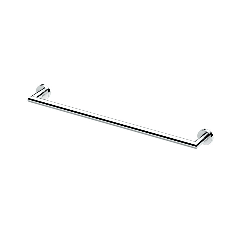 Porte-serviettes mural 24 po Glam | Accessoire de quincaillerie de salle de bain - Porte-serviettes, Chrome