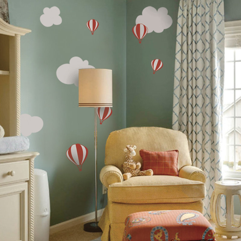 Abstract Non-Wall Damaging Accent, Pink