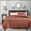Ensemble de couvre-lit réversible 3 pièces Clay Red Queen-134083376-134083378