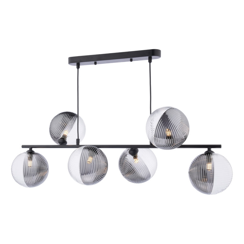 6 - Light Pendant, Matt Black
