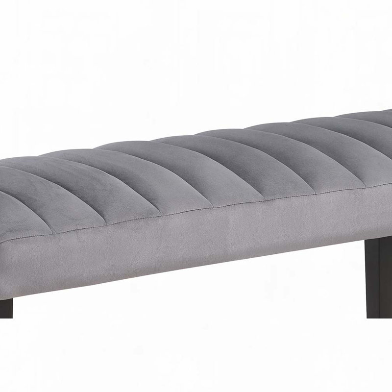 Banc de salle à manger en velours et tissu d'ameublement