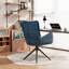 Chaise de bureau ergonomique pivotante à 360 ° avec dossier haut-1496512961
