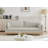 Aldiana 89.5" Linen Textured Fabric Sofa-98536638