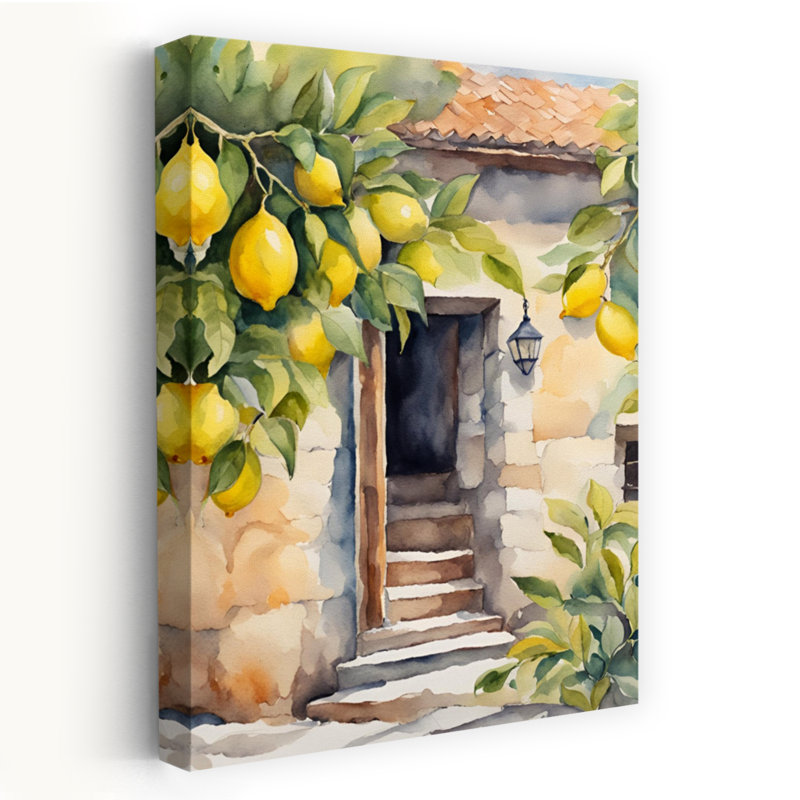 Art contemporain, art contemporain abstrait, fruit, architecture, H 24 po x l 16 po