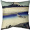 Coussin décoratif Katsushika Hokusai Tama River dans la province de Musashi