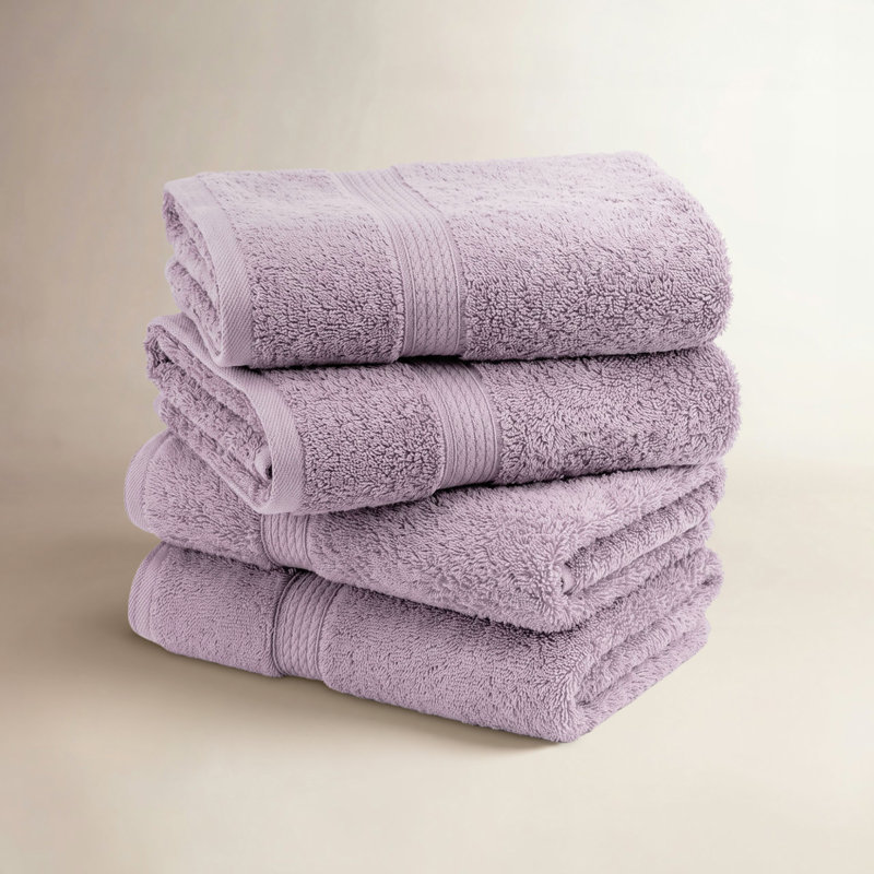 Coton luxueux et hautement absorbant Renata, Mauve