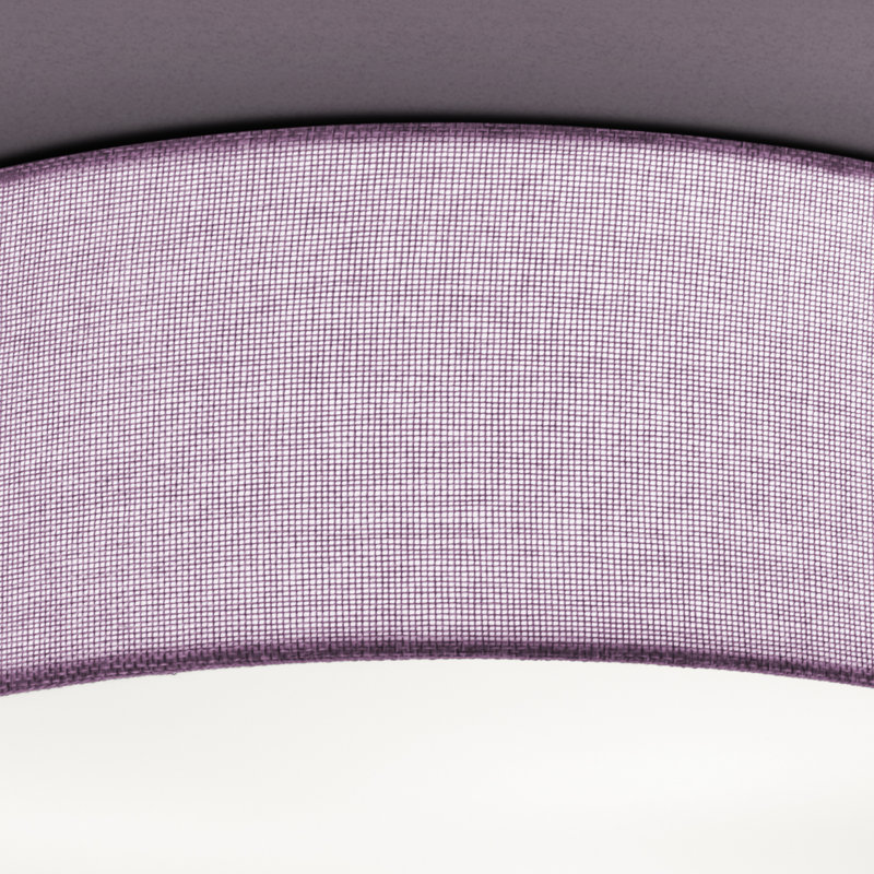 Parvin Flush Mount, Purple, 13cm H x 59 cm W x 13cm D